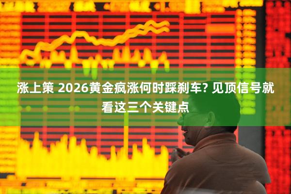 涨上策 2026黄金疯涨何时踩刹车? 见顶信号就看这三个关键点